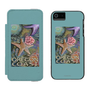 Capa Carteira Incipio Watson™ Para iPhone 5 Costa Tidepool de Oregon