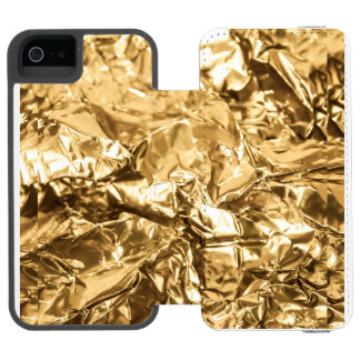 Capa Carteira Incipio Watson™ Para iPhone 5 Crushed Golden Folds