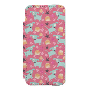 Capa Carteira Incipio Watson™ Para iPhone 5 Cuppies, estrelas e flores
