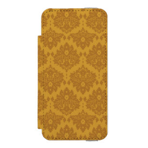 Capa Carteira Incipio Watson™ Para iPhone 5 Damasco dourado luxuoso
