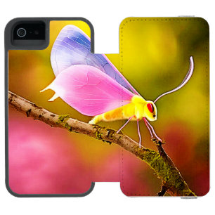 Capa Carteira Incipio Watson™ Para iPhone 5 Desenho de Beleza Alada Exótica