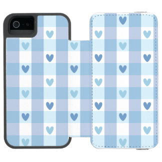 Capa Carteira Incipio Watson™ Para iPhone 5 Design de Amor Xadrez Pastel Fofo