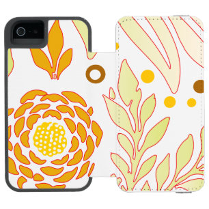 Capa Carteira Incipio Watson™ Para iPhone 5 Design floral 19