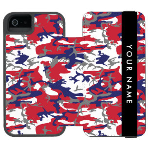 Capa Carteira Incipio Watson™ Para iPhone 5 Dia da Independência Camuflagem Seu nome Personali
