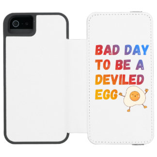 Capa Carteira Incipio Watson™ Para iPhone 5 Dia Ruim para ser um Ovo Recheado