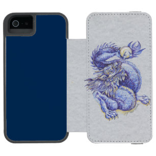 Capa Carteira Incipio Watson™ Para iPhone 5 Dragão Azul