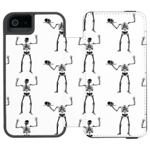 Capa Carteira Incipio Watson™ Para iPhone 5 Esqueletos de Halloween, Doce ou Travessura, Buu