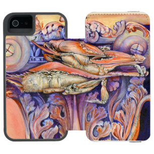 Capa Carteira Incipio Watson™ Para iPhone 5 Etiqueta de Reprodução de Spike e Curly