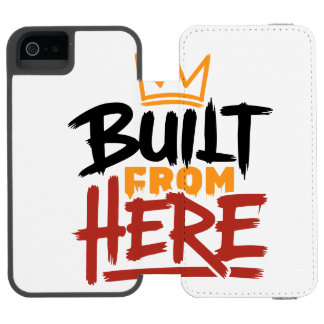 Capa Carteira Incipio Watson™ Para iPhone 5 Expressão de Orgulho e Autenticidade Construída Da