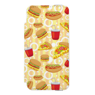 Capa Carteira Incipio Watson™ Para iPhone 5 Fast food