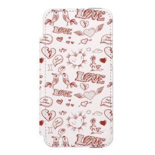 Capa Carteira Incipio Watson™ Para iPhone 5 Feliz dia dos namorados