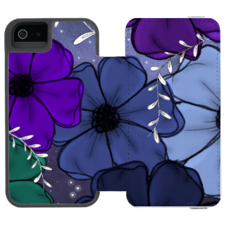 Capa Carteira Incipio Watson™ Para iPhone 5 Floral iPhone case