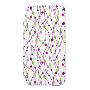 Capa Carteira Incipio Watson™ Para iPhone 5 Fundo colorido do ponto
