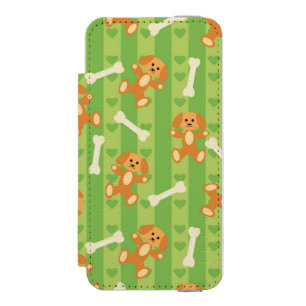 Capa Carteira Incipio Watson™ Para iPhone 5 fundo com cães e ossos