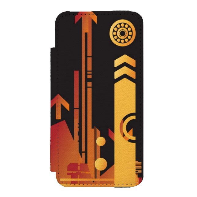 Capa Carteira Para iPhone, Incipio Fundo de intervalo mínimo técnico 2 (Frente do fólio)