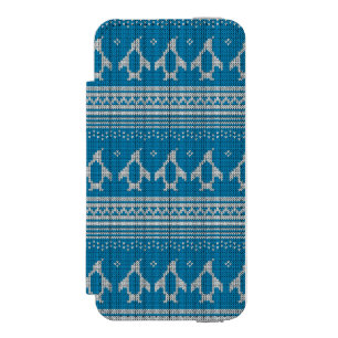 Capa Carteira Incipio Watson™ Para iPhone 5 Fundo feito malha azul