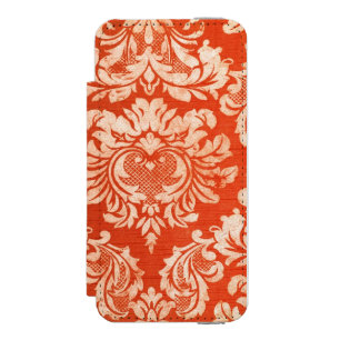 Capa Carteira Incipio Watson™ Para iPhone 5 Fundo floral do papel de parede do vintage