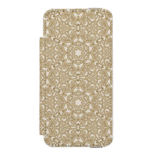 Capa Carteira Incipio Watson™ Para iPhone 5 Fundo ornamentado floral