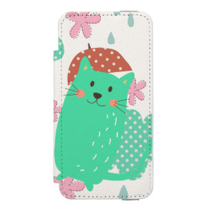 Capa Carteira Incipio Watson™ Para iPhone 5 Gatos em Choque