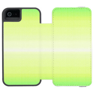 Capa Carteira Incipio Watson™ Para iPhone 5 Gradiente Azul Verde-Colorido Simples e Moderno
