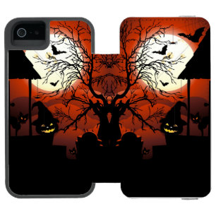Capa Carteira Incipio Watson™ Para iPhone 5 Halloween Malody Moonlight Nightare