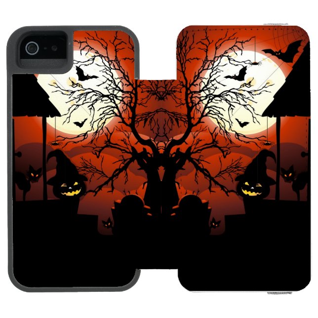 Capa Carteira Para iPhone, Incipio Halloween Malody Moonlight Nightare (Fólio aberto)