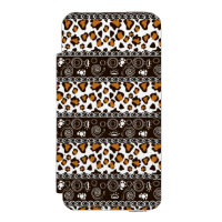 Impressão africano com teste padrão da pele da