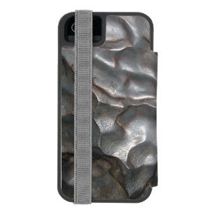 Capa Carteira Incipio Watson™ Para iPhone 5 Impressão de Rocha de Meteorito Metálico,   
