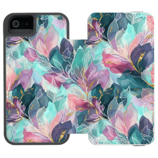 Capa Carteira Incipio Watson™ Para iPhone 5 Jewel Tone Floral