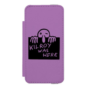 Capa Carteira Incipio Watson™ Para iPhone 5 Kilroy estava aqui