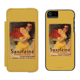 Capa Carteira Incipio Watson™ Para iPhone 5 Lampshade do vermelho do óleo da lâmpada de