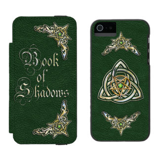 Capa Carteira Incipio Watson™ Para iPhone 5 Livro Verde das sombras