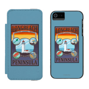 Capa Carteira Incipio Watson™ Para iPhone 5 Long Beach, WashingtonTravel