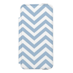 Capa Carteira Incipio Watson™ Para iPhone 5 Luz - Grunge azul Chevron Textured