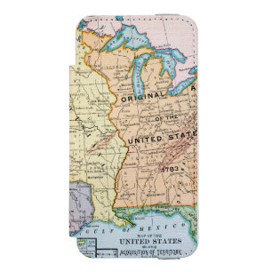 Capa Carteira Incipio Watson™ Para iPhone 5 Mapa: E.U. Expansão, 1905