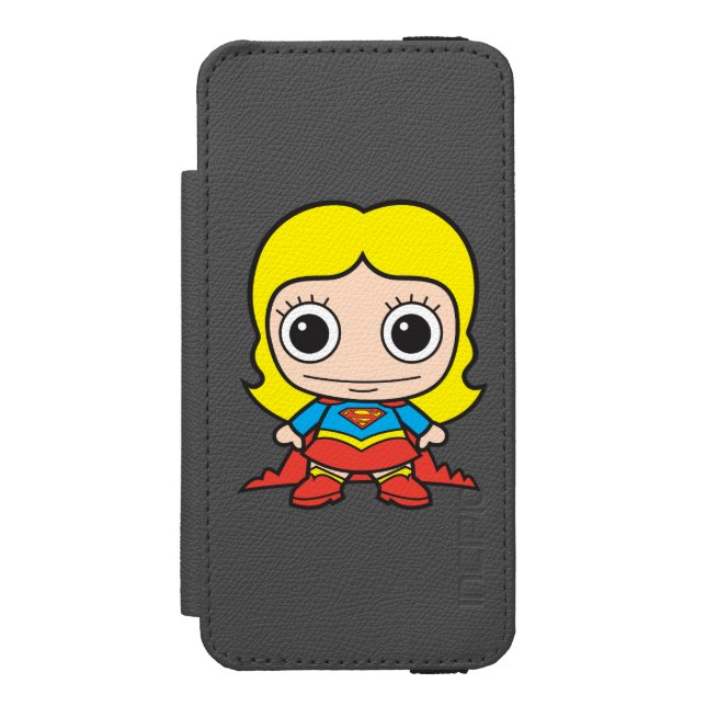 Capa Carteira Para iPhone, Incipio Mini Supergirl (Frente do fólio)