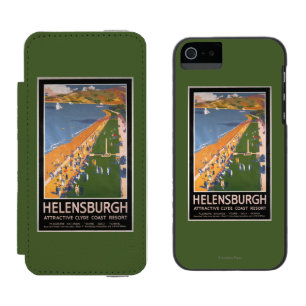 Capa Carteira Incipio Watson™ Para iPhone 5 Multidões ao longo do poster das estradas de ferr
