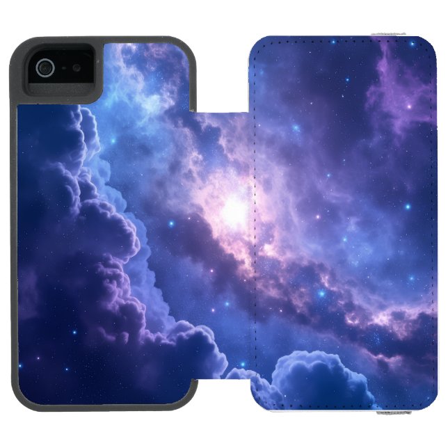 Capa Carteira Para iPhone, Incipio Nebulosa de Véu Cósmico (Fólio aberto)