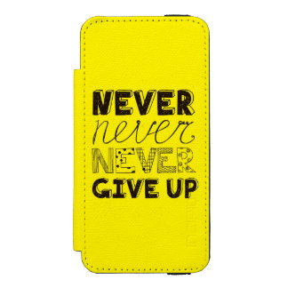 Capa Carteira Incipio Watson™ Para iPhone 5 Nunca dê acima