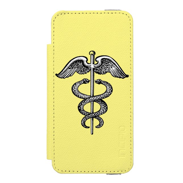 Capa Carteira Para iPhone, Incipio O Caduceus (Frente do fólio)