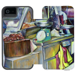 Capa Carteira Incipio Watson™ Para iPhone 5 Onde está o Curry Cabeça de Peixe?Singapura