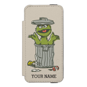 Capa Carteira Incipio Watson™ Para iPhone 5 Oscar, o Grouch Vintage   Adicione seu nome