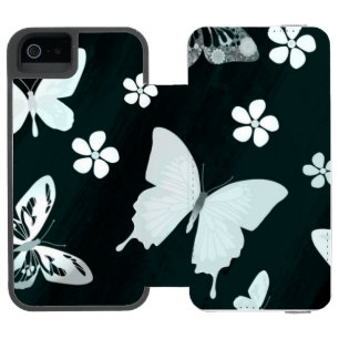 Capa Carteira Incipio Watson™ Para iPhone 5 Padrão de borboleta 14