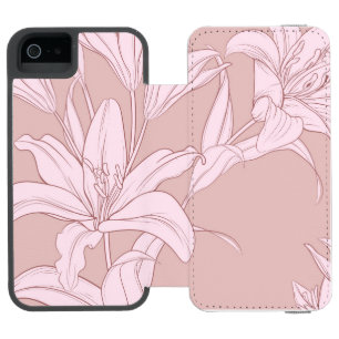 Capa Carteira Incipio Watson™ Para iPhone 5 Padrão de Flores 11