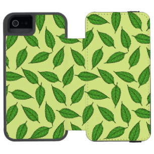 Capa Carteira Incipio Watson™ Para iPhone 5 Padrão De Folhas, Folhas Coloridas, Folhas De Outo