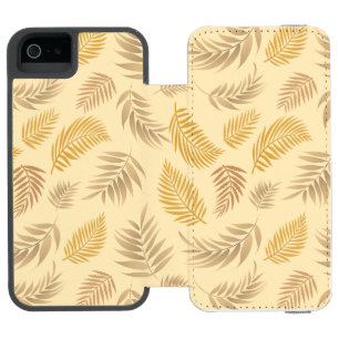 Capa Carteira Incipio Watson™ Para iPhone 5 Padrão de Folhas Tropicais 6