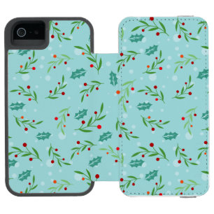 Capa Carteira Incipio Watson™ Para iPhone 5 Padrão de Natal 126