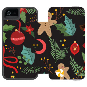 Capa Carteira Incipio Watson™ Para iPhone 5 Padrão de Natal 3