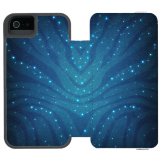 Capa Carteira Incipio Watson™ Para iPhone 5 Padrão de Pele de Alien Azul Bioluminescente - Ava
