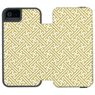Capa Carteira Incipio Watson™ Para iPhone 5 Padrão Sayagata, Japonês, Dourado e Branco